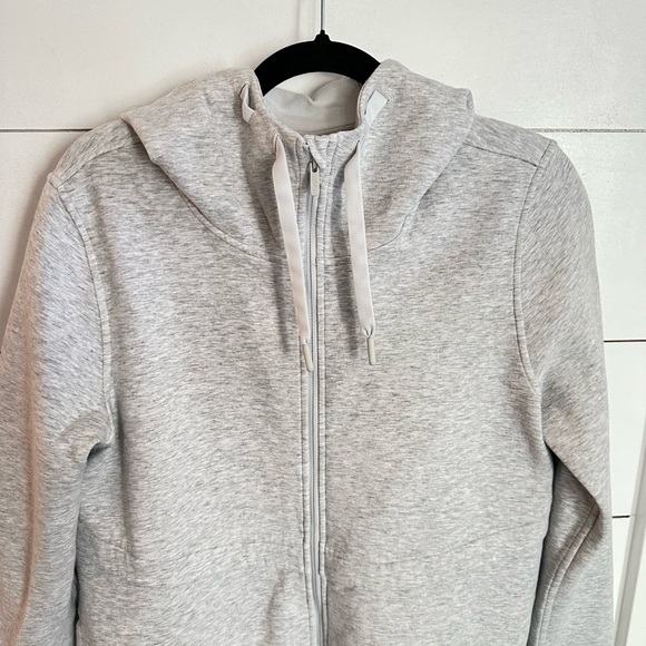 LULULEMON M Long Horizons heathered core wicking material woman zip jacket - Picture 14 of 16